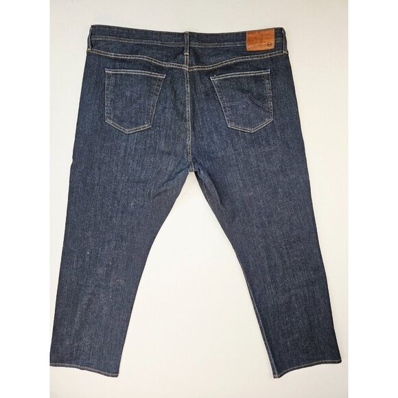 AG Adriano Goldschmied Size 42X30 Men The Graduate Tailored Leg Blue Denim Jeans - Picture 1 of 11
